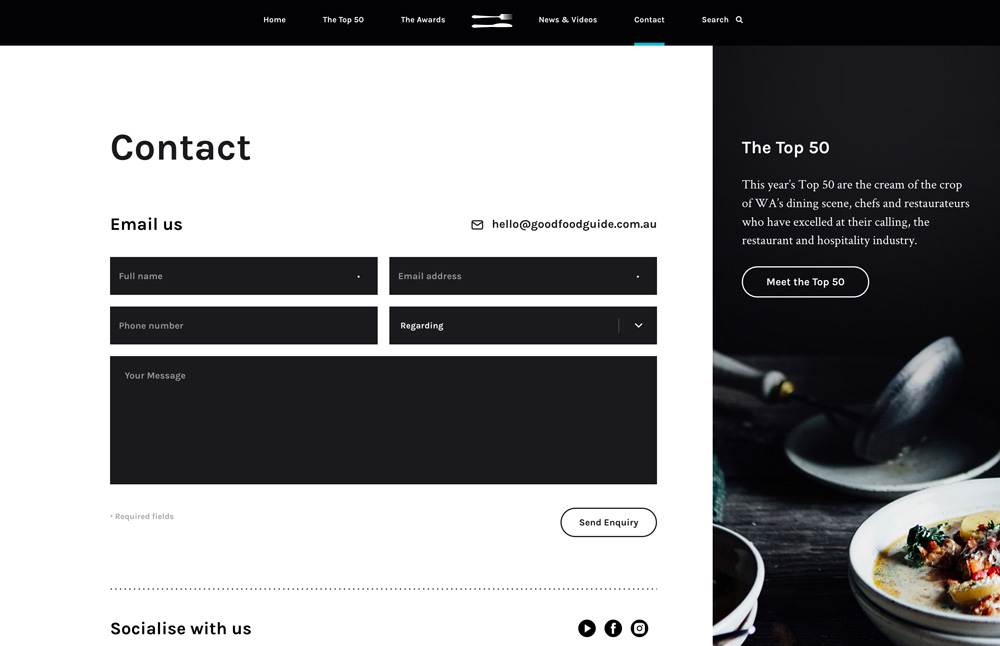 anonymous contact form