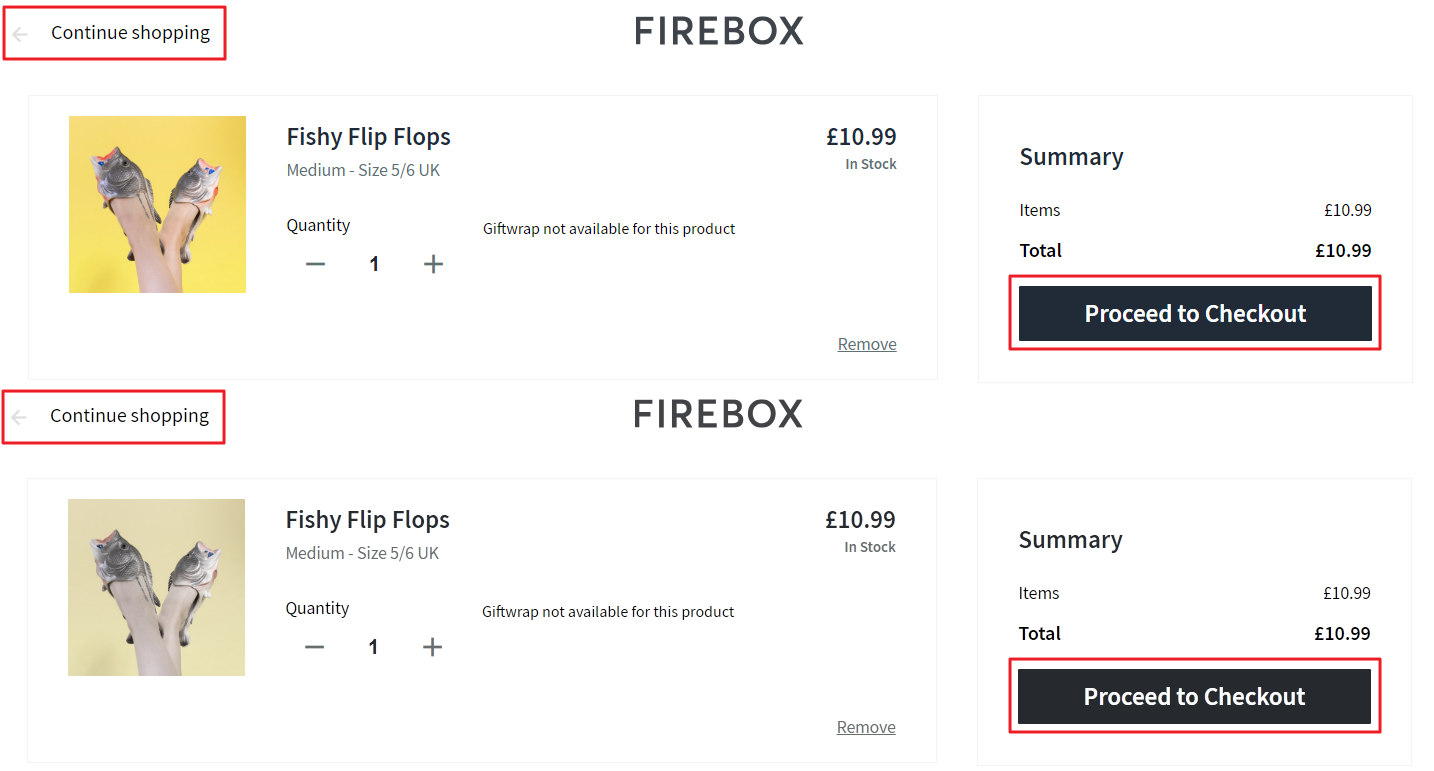 firebox button